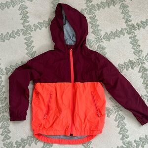 Gap Color block rain jacket